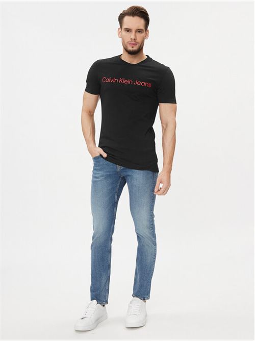 CORE INSTITUTIONAL LOGO SLIM TEE CALVIN KLEIN JEANS | J30J322552/0GM